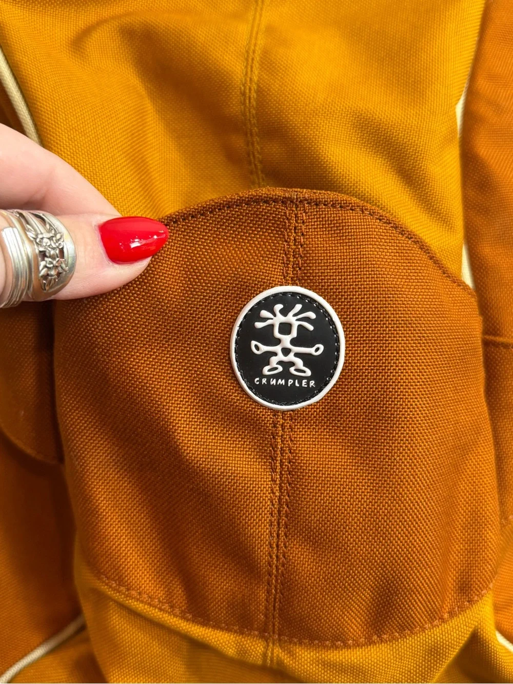 Y2K Crumpler Sheep Scarer commuter laptop 14” 15” backpack orange
